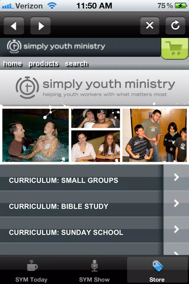 ภาพหน้าจอของ Simply Youth Ministry