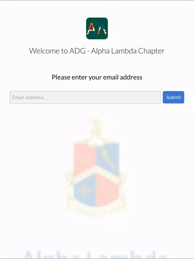 Tangkapan layar ADG AL iPad 