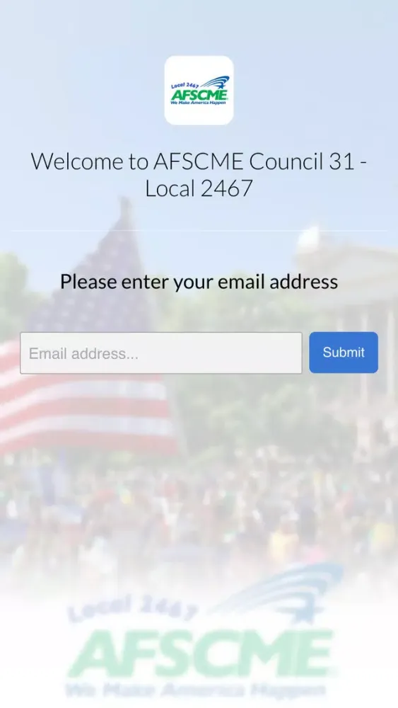 Zrzuty ekranu AFSCME Council 31 - Local 2467