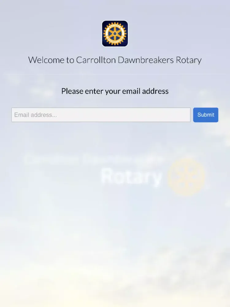 Carrollton Dawnbreakers Rotary iPad  스크린샷