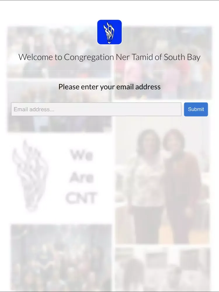 Congregation Ner Tamid of South Bay iPad 應用截圖