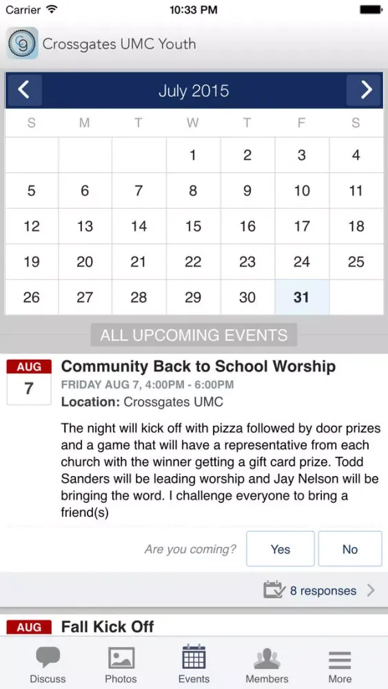 Crossgates UMC Youth স্ক্রিনশট