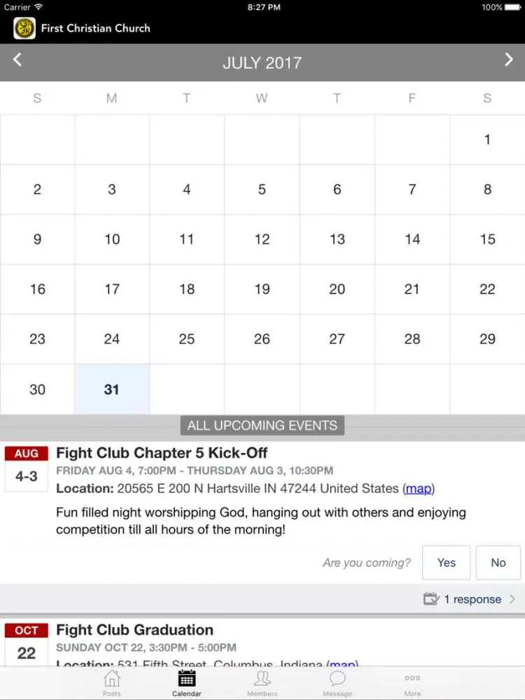 FCC Columbus iPad  स्क्रीनशॉट