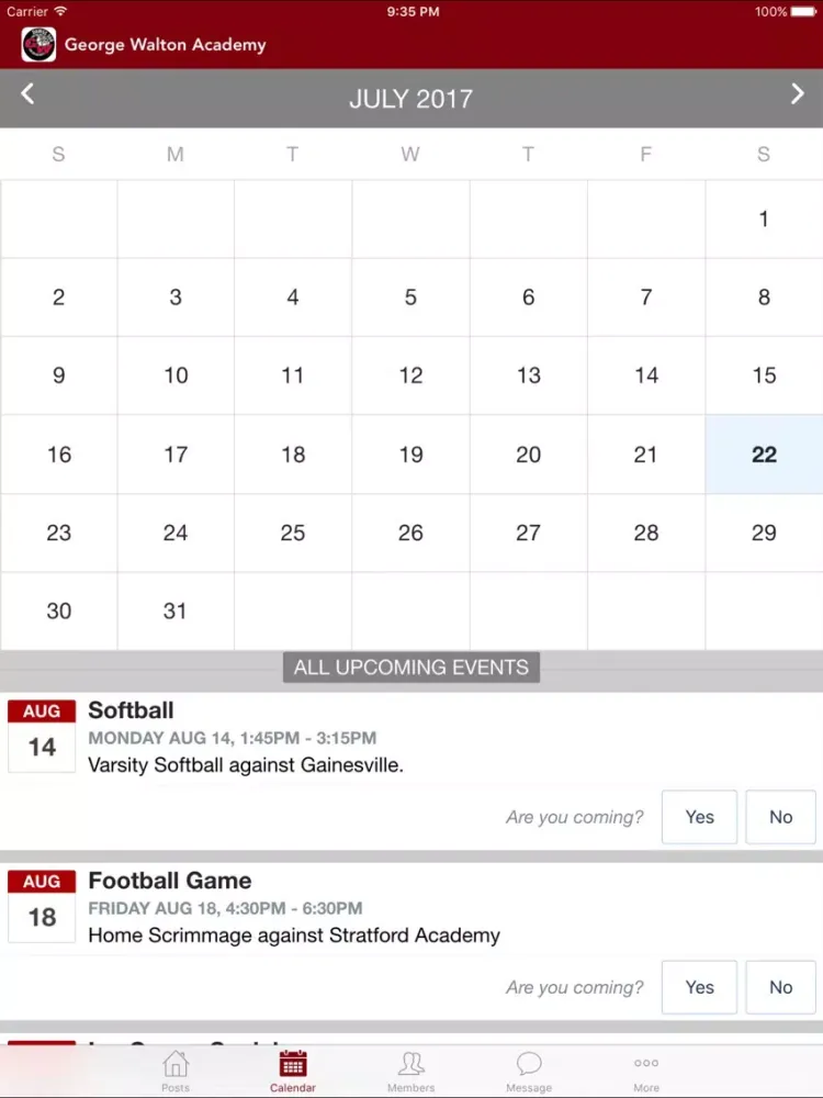 George Walton Academy iPad 应用截图