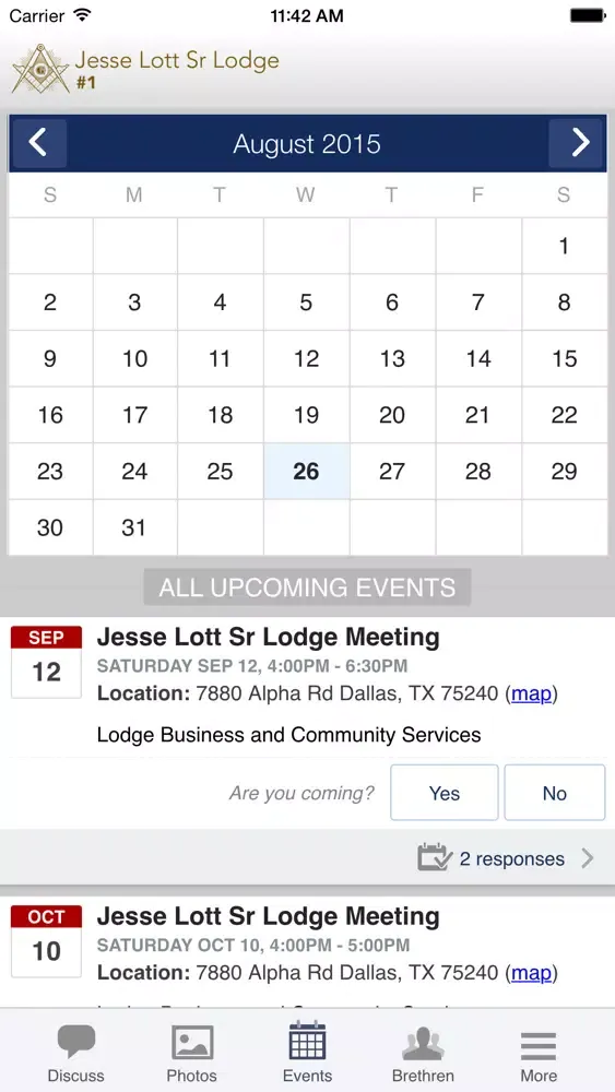 صور Jesse Lott Sr Lodge #1