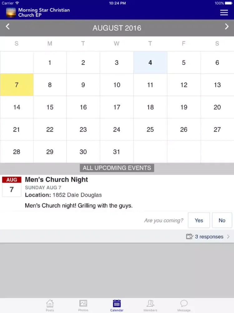 Capturas de pantalla de Morning Star Christian Church - El Paso iPad 