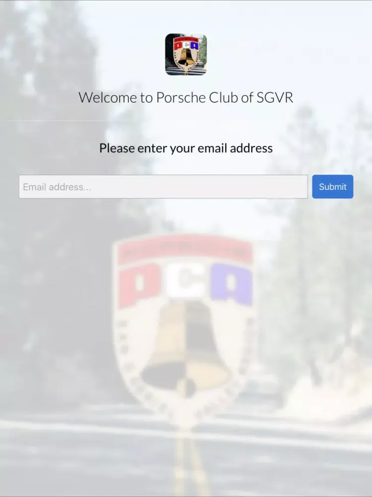 Ảnh chụp màn hình của The Porsche Club of San Gabriel Valley iPad 