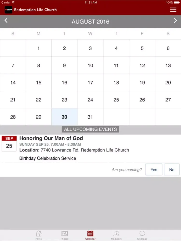 تصاویر Redemption Life Church iPad 
