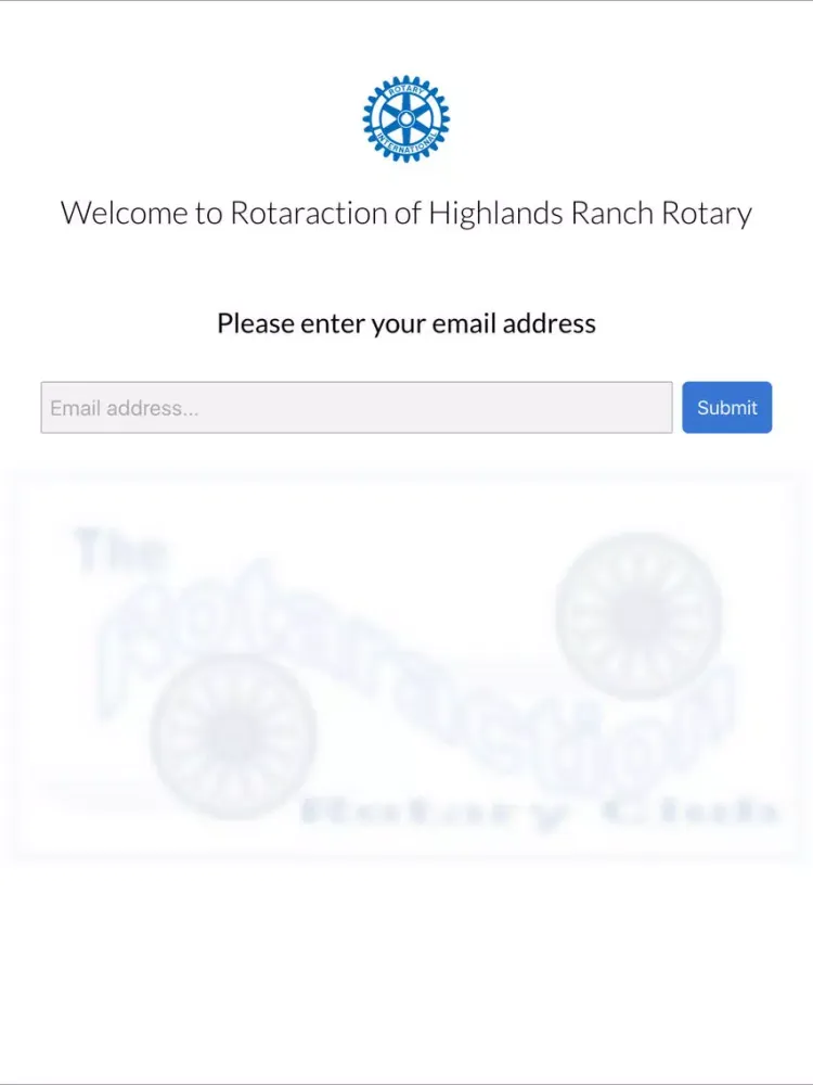 Rotaraction of Highlands Ranch Rotary iPad  Ekran Görüntüleri