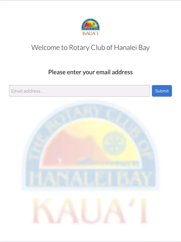 Rotary Club of Hanalei Bay iPad 应用截图