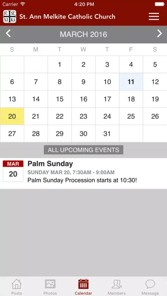 Capturas de pantalla de St. Ann Melkite Catholic Church