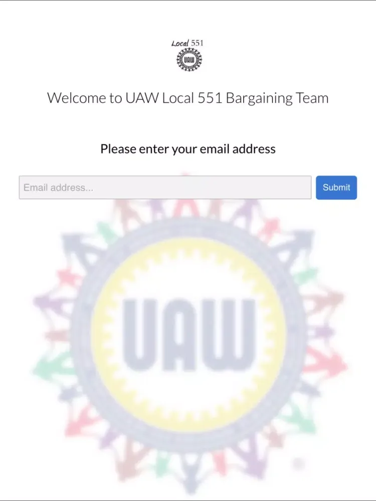 تصاویر UAW Local 551 Bargaining Team iPad 