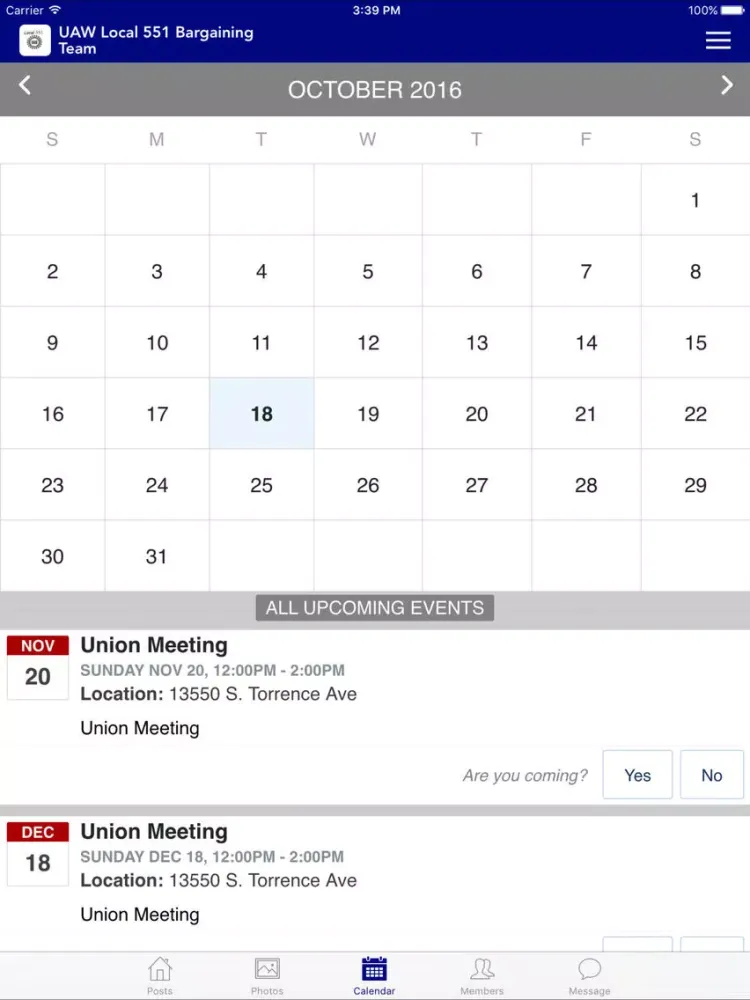 تصاویر UAW Local 551 Bargaining Team iPad 