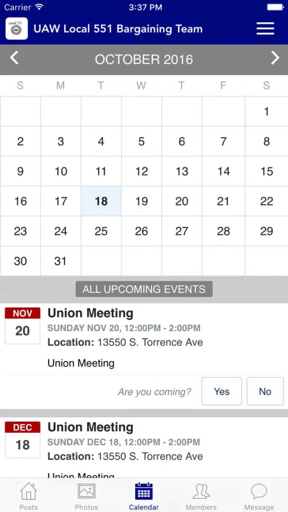 تصاویر UAW Local 551 Bargaining Team