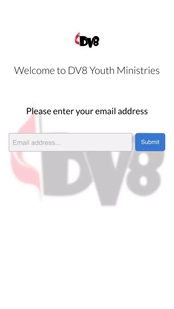 Tangkapan layar DV8 Youth Ministries