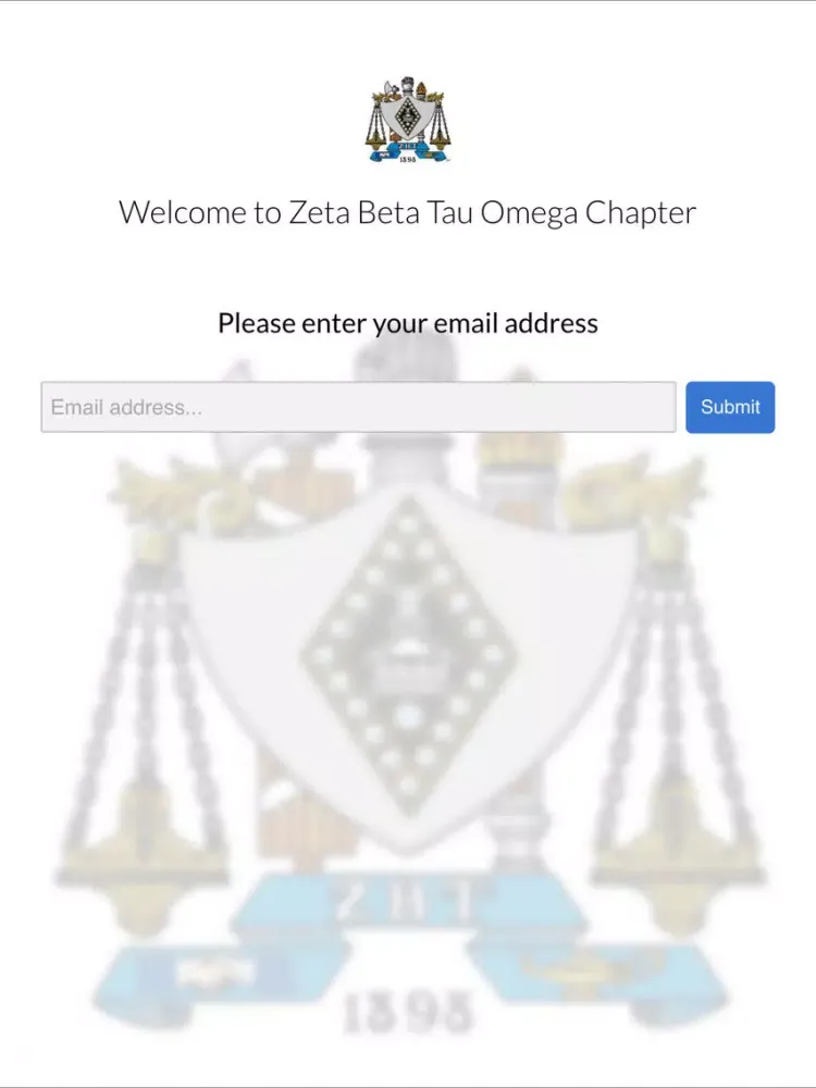 تصاویر Zeta Beta Tau Omega Chapter iPad 
