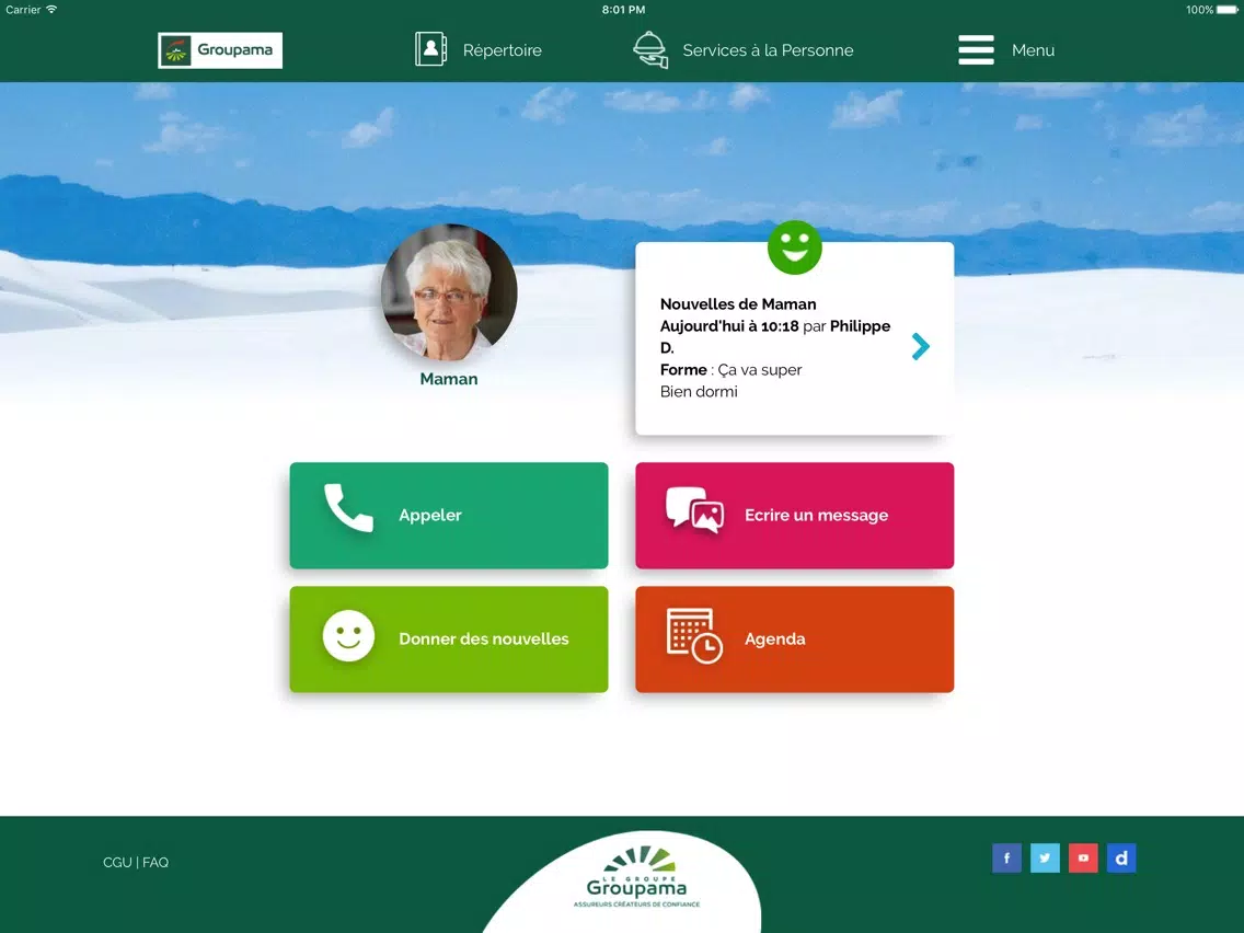 Noé de Groupama iPad 应用截图