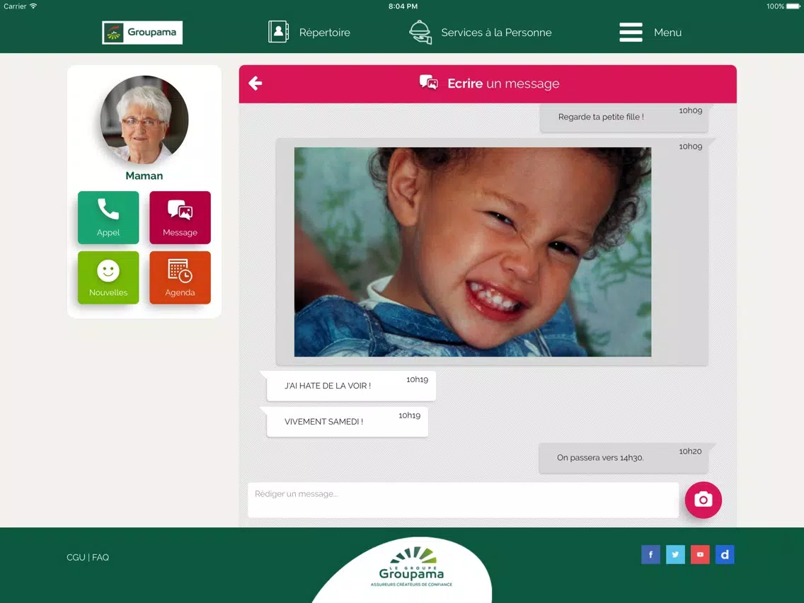 Noé de Groupama iPad 应用截图
