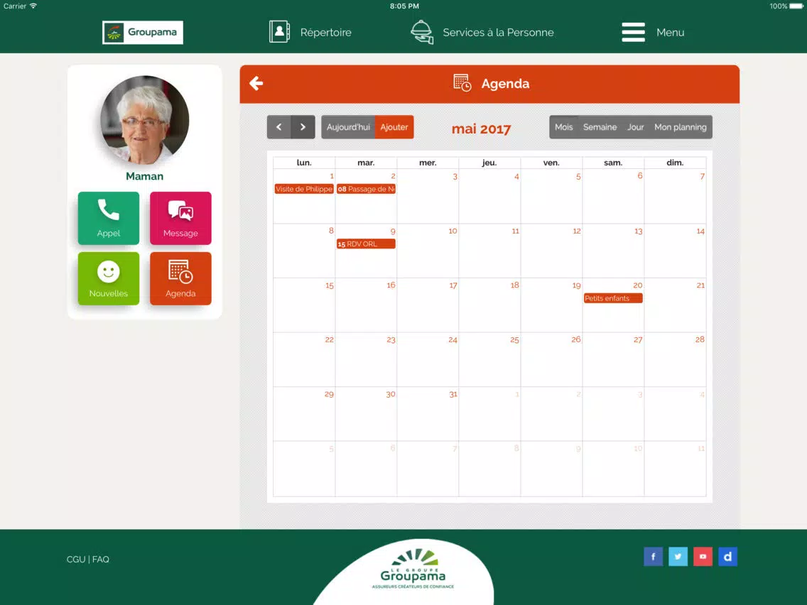 Noé de Groupama iPad 应用截图