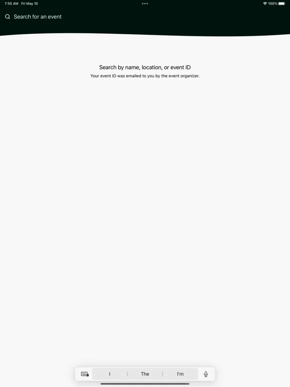 Ảnh chụp màn hình của BG AWS iPad 