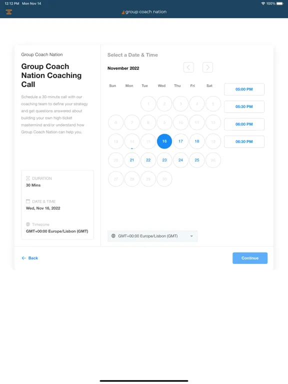 Скриншоты Group Coach Nation iPad 