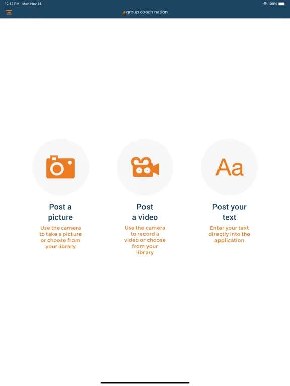 Скриншоты Group Coach Nation iPad 