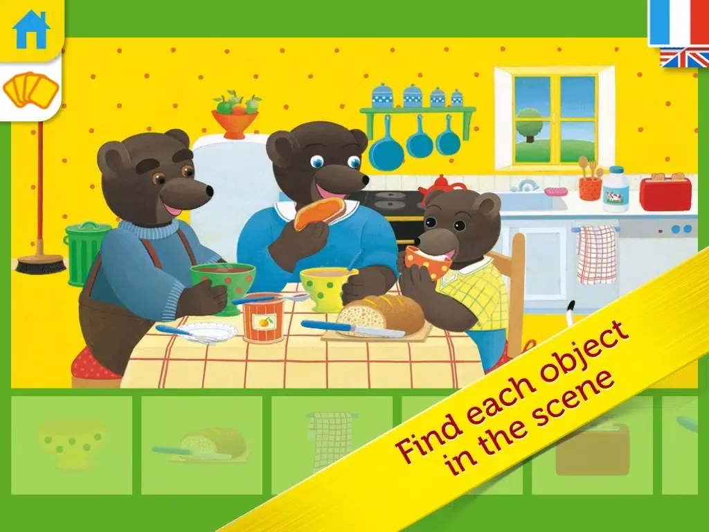 My first english words with Little Brown Bear for kids 2 to 5 iPad 應用截圖