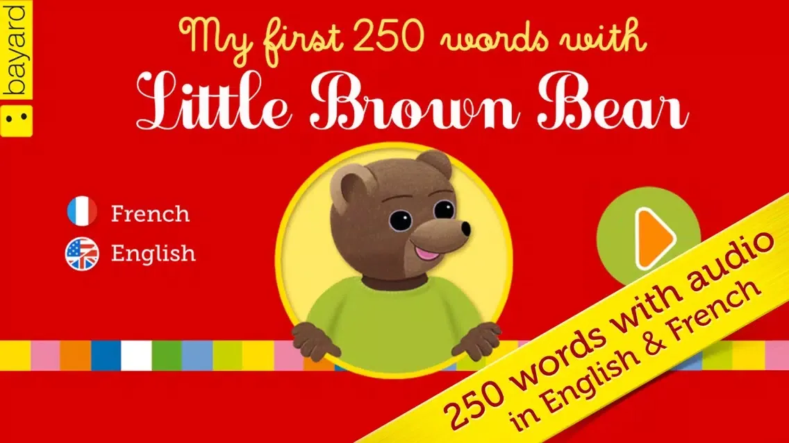 My first english words with Little Brown Bear for kids 2 to 5應用截圖
