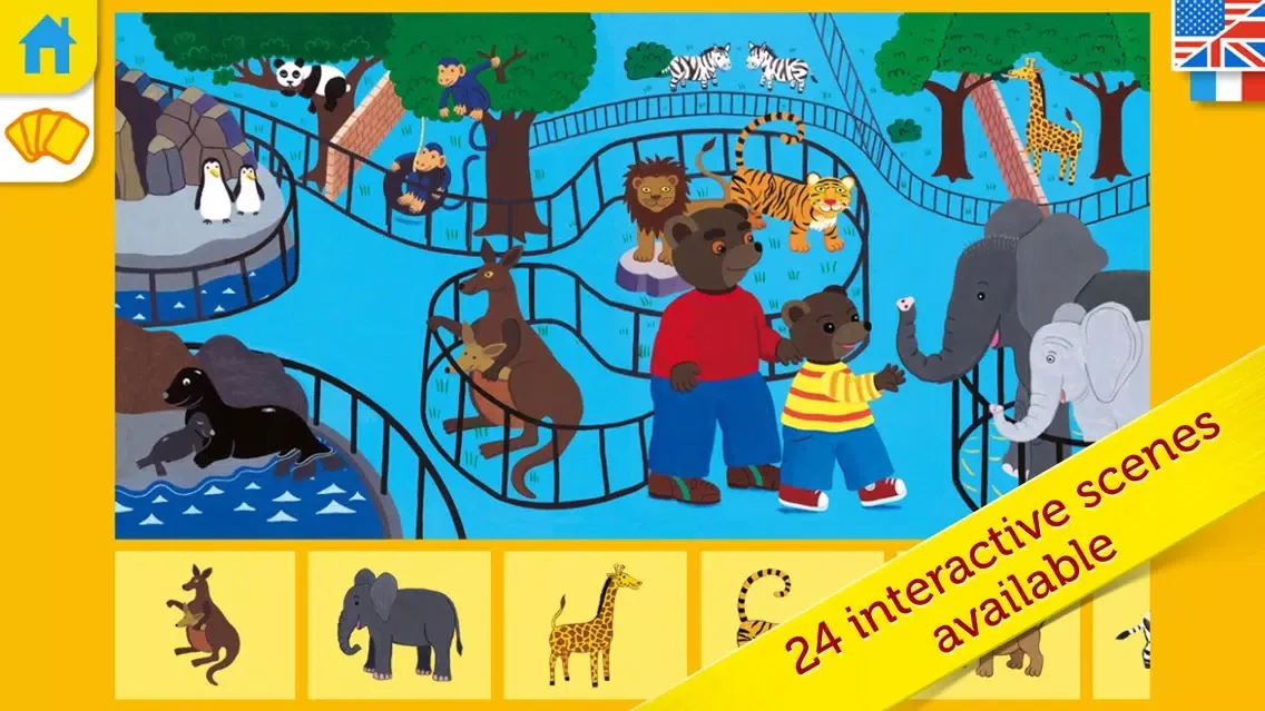 My first english words with Little Brown Bear for kids 2 to 5應用截圖