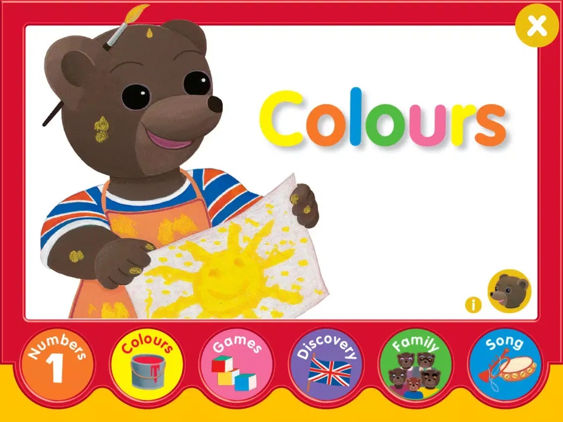 Capturas de tela do Learn English with Little Brown Bear : a kids app with educational games, songs and activities to learn first English words. iPad 