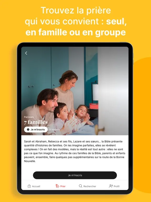 Tangkapan layar Prions : Bible & Méditation iPad 