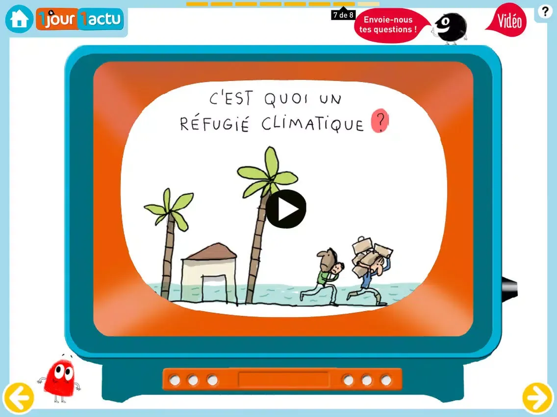 ภาพหน้าจอของ 1jour1actu, l’hebdo interactif iPad 