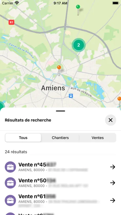 Capturas de pantalla de BDL - Chantiers