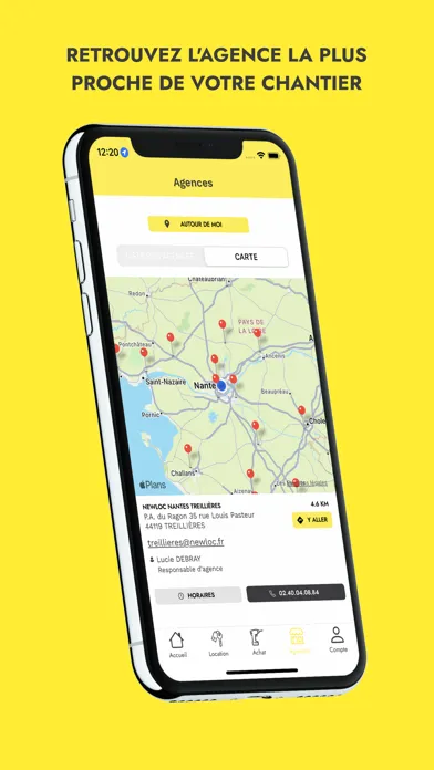 Tangkapan layar Newloc : Location matériel BTP
