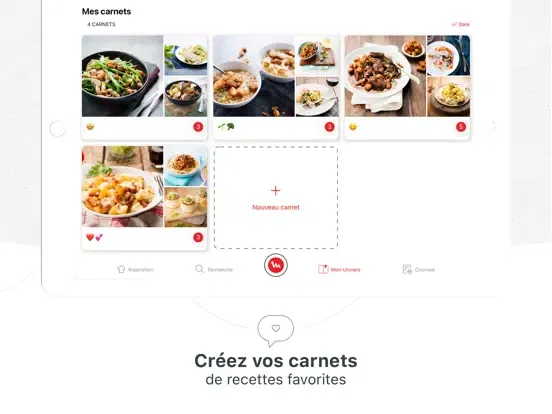 Ảnh chụp màn hình của Moulinex, recettes et plus… iPad 