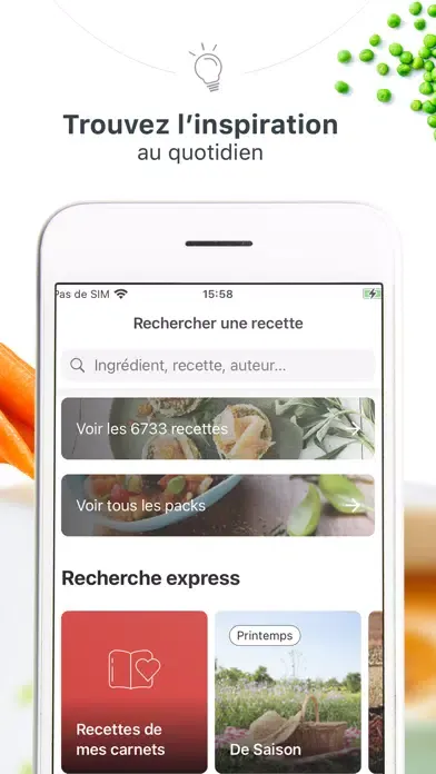Ảnh chụp màn hình của Moulinex, recettes et plus…