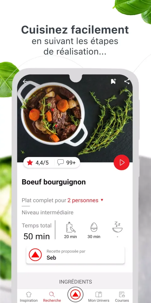 Seb, recettes et plus… Screenshots