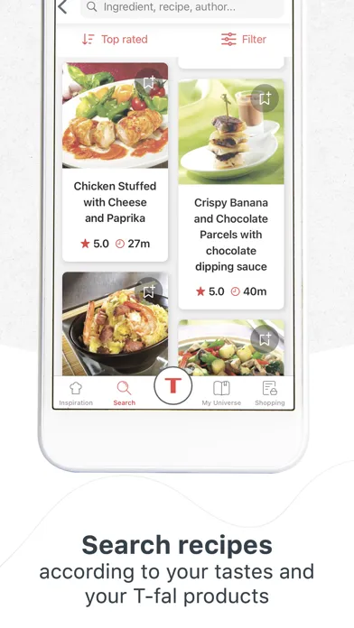 T-fal, recipes and more... Screenshots