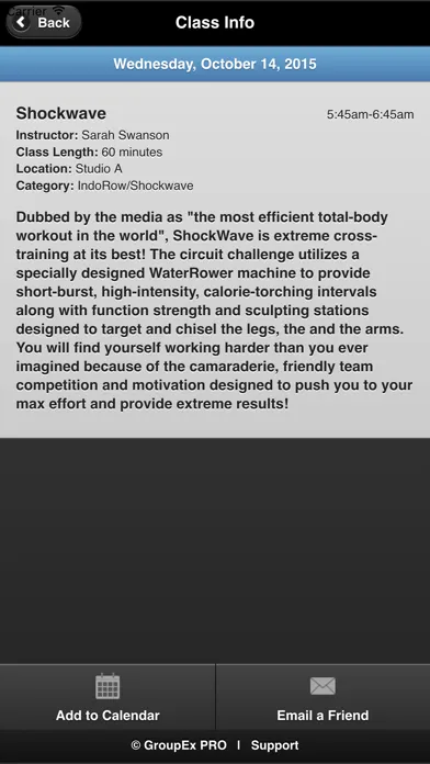EPCC Fit Screenshots