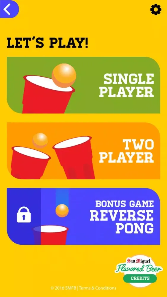 Capturas de pantalla de San Miguel Flavored Beer Pong Game