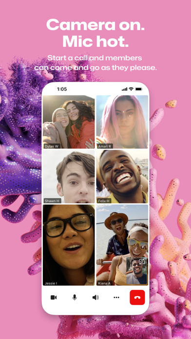GroupMe سکرین شاٹس
