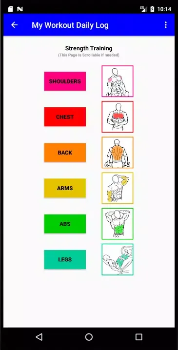 My Workout Daily Log应用截图