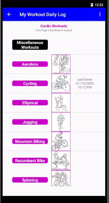 My Workout Daily Log应用截图