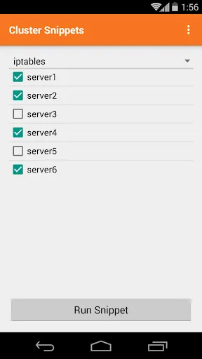 Captures d'écran de Cluster Snippet Plugin