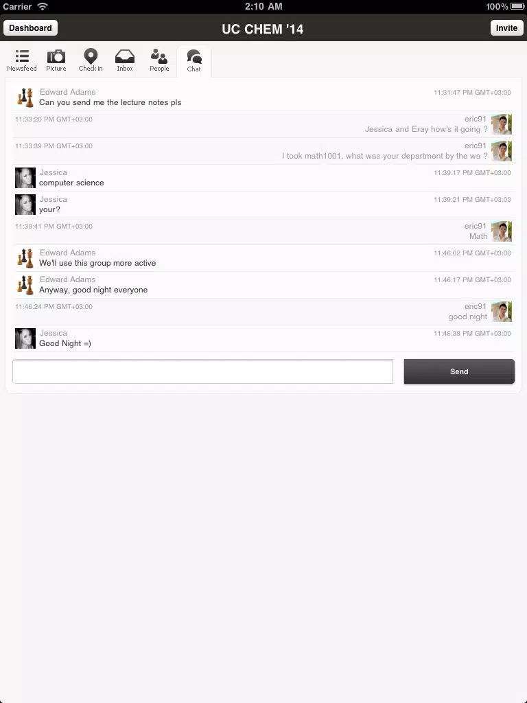 Ảnh chụp màn hình của GROU.PS iPad 