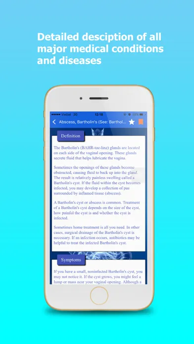 Capturas de tela do Diseases Dictionary Free