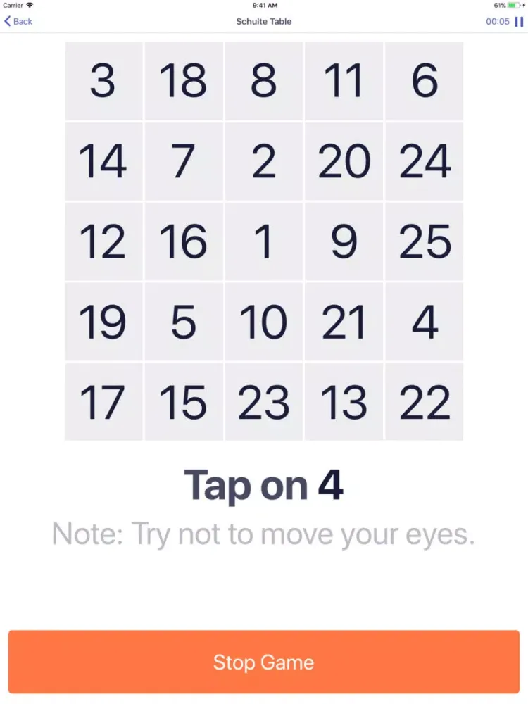 Zrzuty ekranu Improve Brain iPad 
