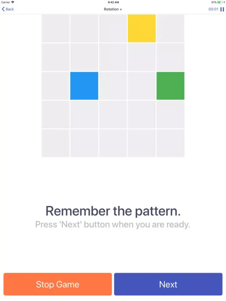 Zrzuty ekranu Improve Brain iPad 