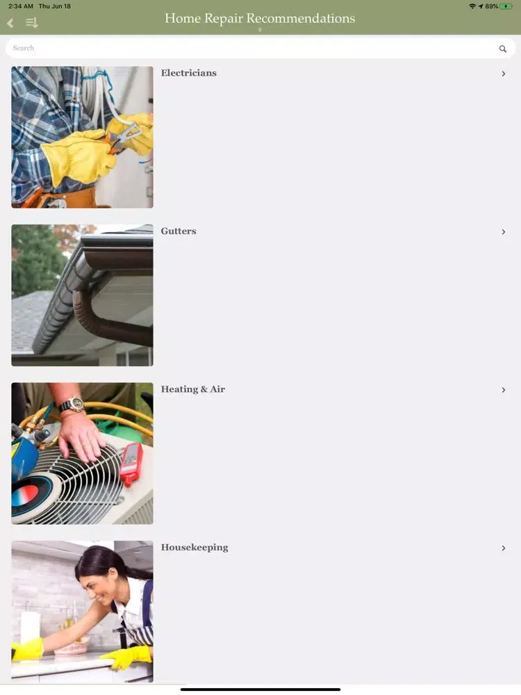 Grove Park iPad  Ekran Görüntüleri