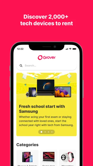 Скриншоты Grover – rent tech flexibly
